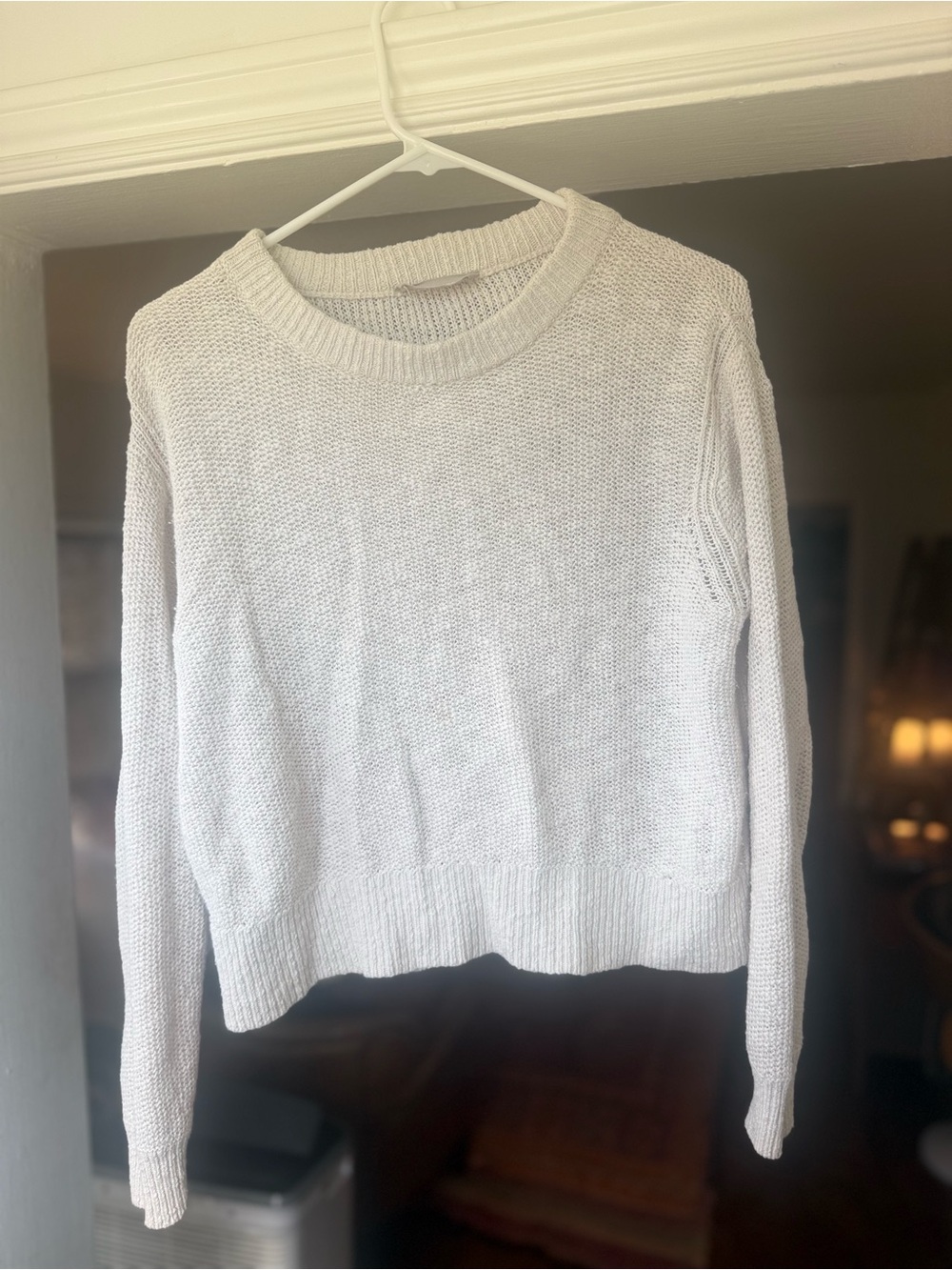 Everlane Light Cream Crewneck Sweater